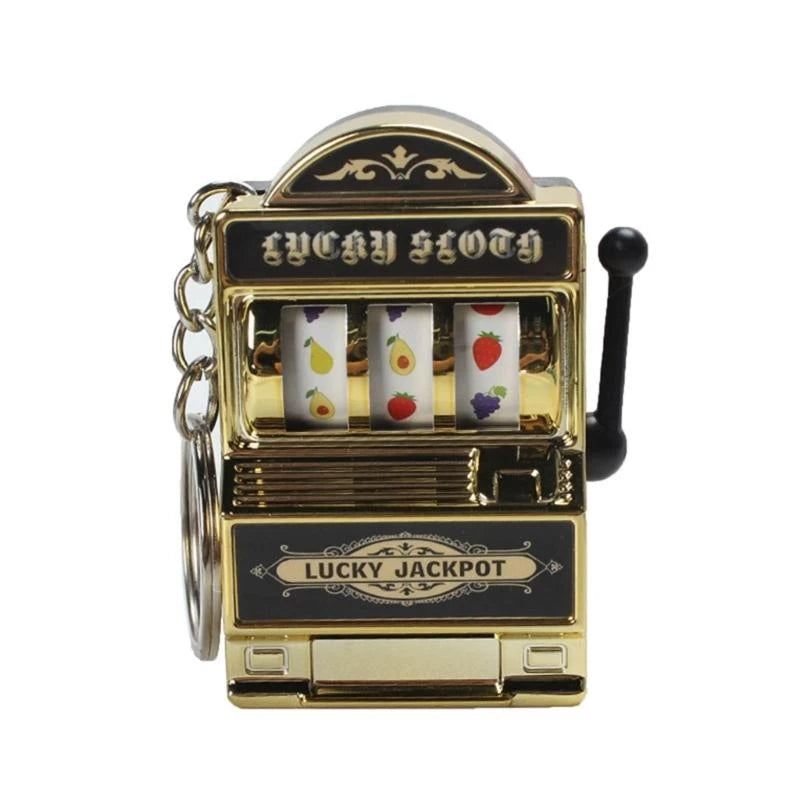 Mini Slot Machine Keychain
