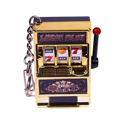 Mini Slot Machine Keychain