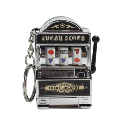 Mini Slot Machine Keychain