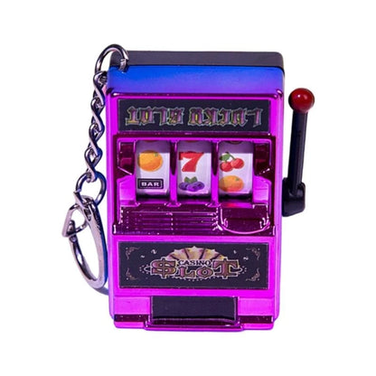 Mini Slot Machine Keychain