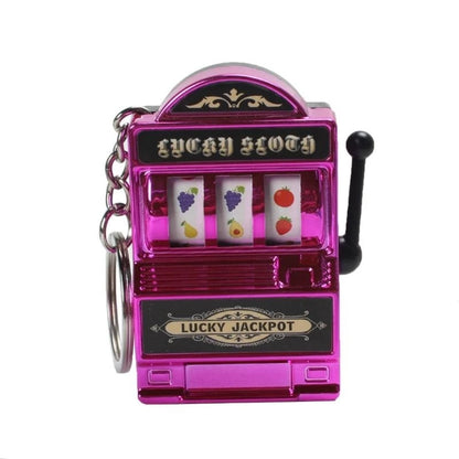 Mini Slot Machine Keychain
