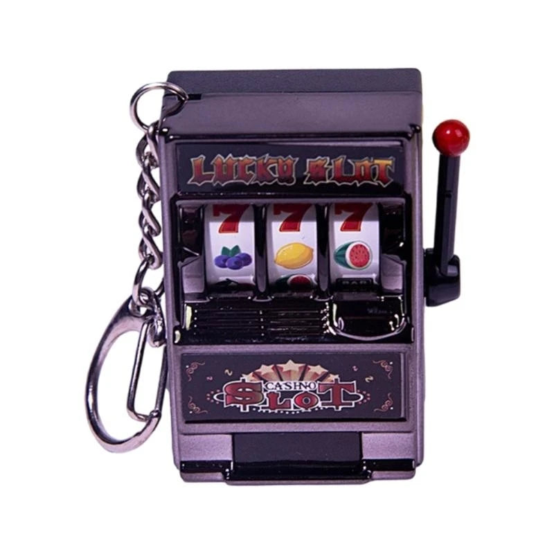 Mini Slot Machine Keychain